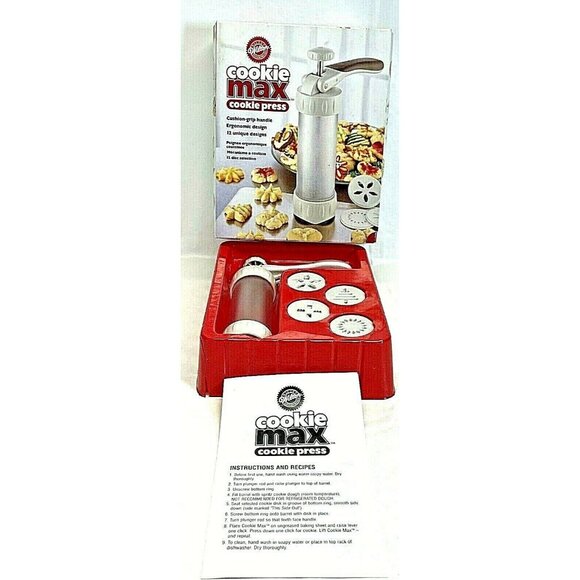 Wilton Cookie Max Cookie Press With Box And Manual 2104-4051 - Picture 1 of 12